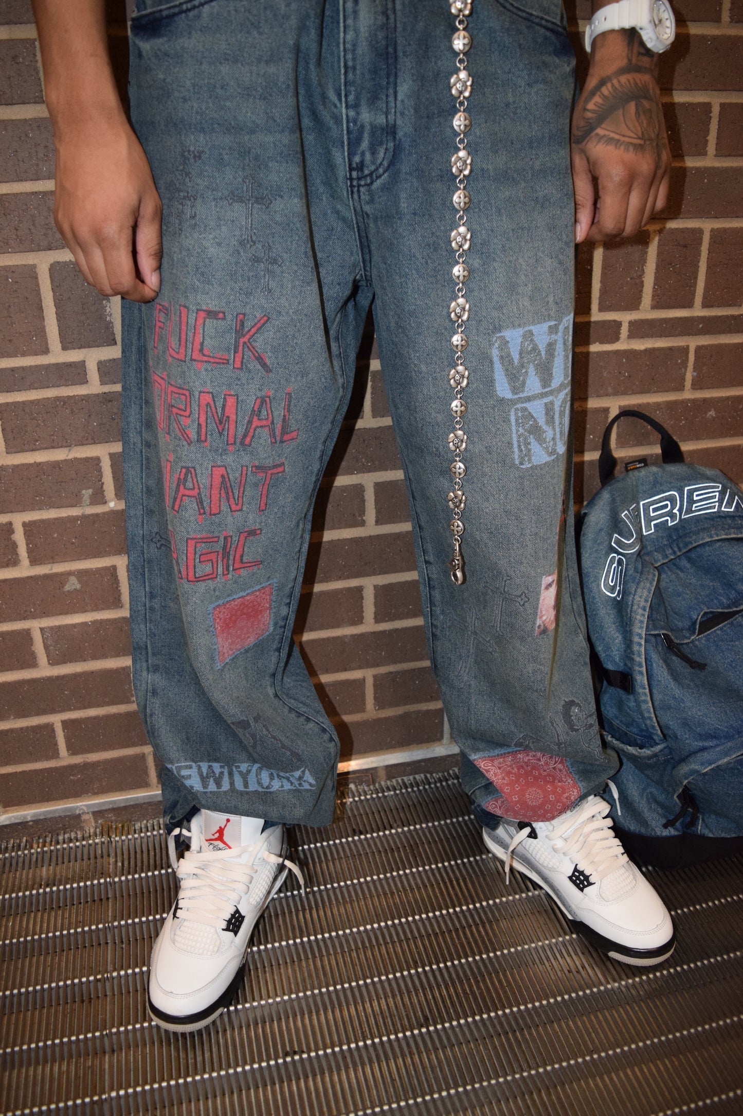 Dark "Graffiti" Denim