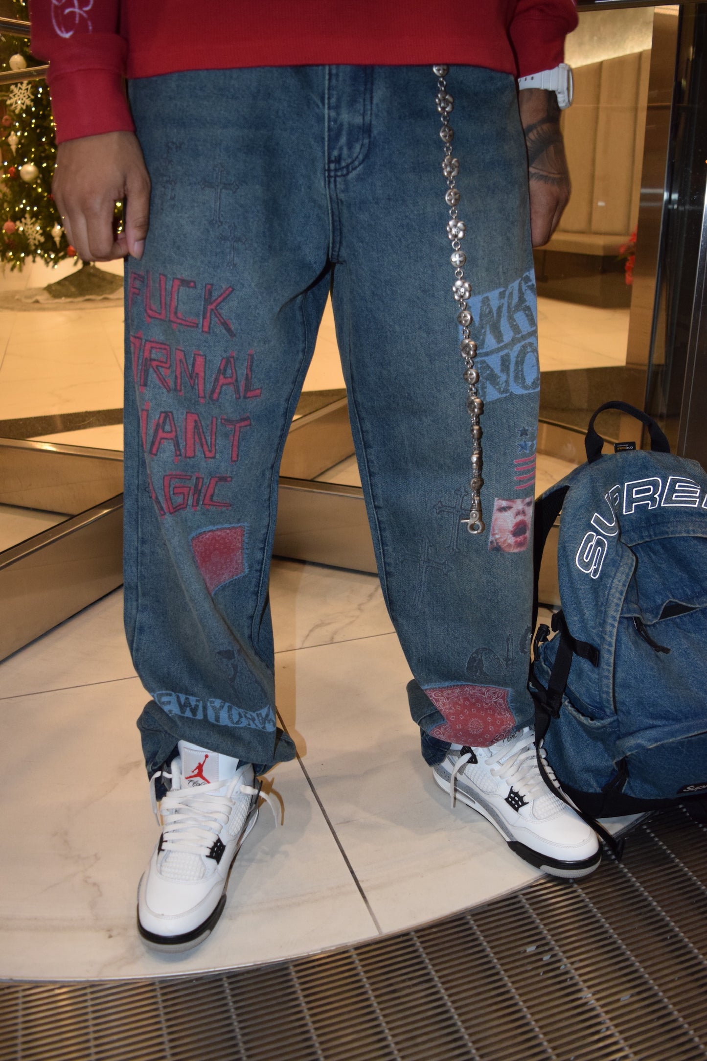 Dark "Graffiti" Denim